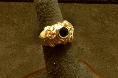 14k Etruscan Amethyst Ring