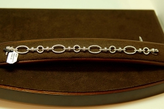 14k WG Diamond Link Bracelet