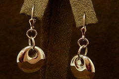 14k YG Contemporary Earrings