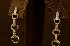 14k WG Diamond Fashion Earrings