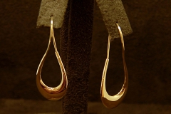 14k YG Contemporary Earrings