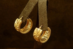 14k YG Fashion Hoops