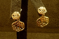 14k YG Celtic Design Dangles