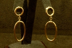 14k YG Fashion Circles