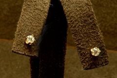 14k YG Studs 0.33 TDW