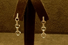 14k WG Diamond Dangles 0.50 TDW