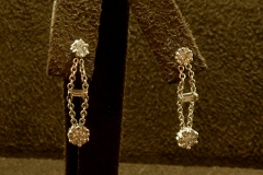 14k WG Diamond Danlges 0.65 TDW