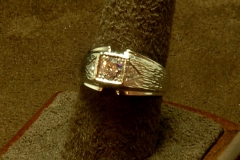 14k WG Man's Dia. Ring 0.55 TDW