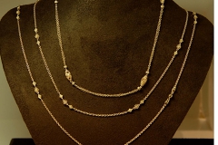 14k YG Diamond Fashion Chains