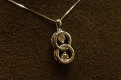 14k WG Infinate Love 0.50 TDW
