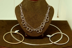 14k YG Weave Soft Bangle