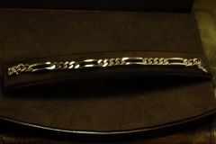 14k YG Men's 8" Link Bracelet