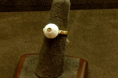 14k Dia/Flower Pearl Ring Galatea